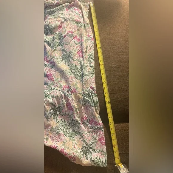 WONDERLY floral linen blend maxi dress 1X - Picture 12 of 12